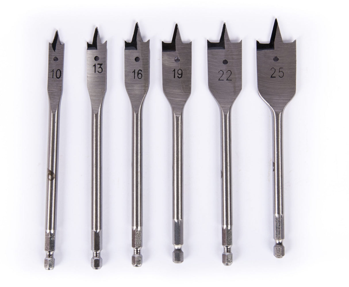 Flat Wood Bit set WF6SET