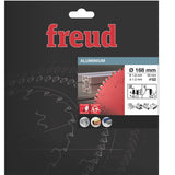 Freud Circular Saw Blade - 168mm Diameter - 52 Tooth - 20mm Bore - FR08 A001H - Aluminium