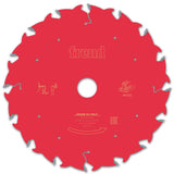 Freud Circular Saw Blade - 168mm Diameter - 16 Tooth - 20mm Bore - Wood - FR08 W003H