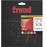 Freud Circular Saw Blade - 168mm Diameter - 16 Tooth - 20mm Bore - Wood - FR08 W003H