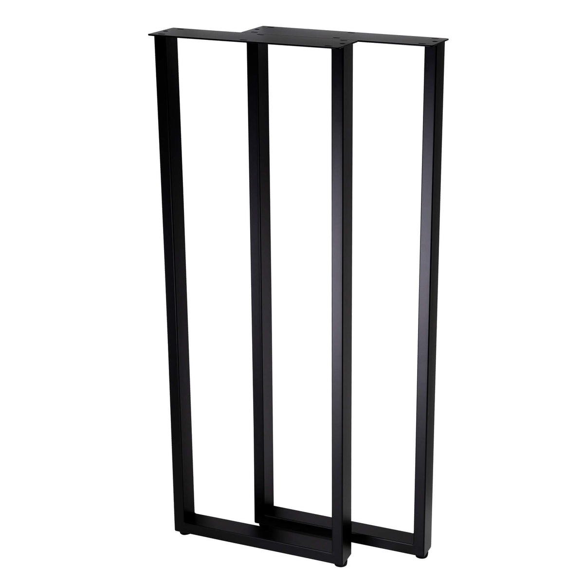 U Shape Rectangular Bar Table Legs 400x400x1100mm - 50x25 -front