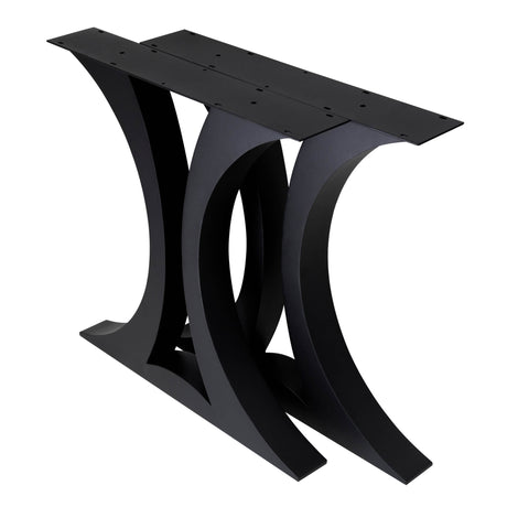 Flowy Dining Dining Table Legs 710x710x710mm - side