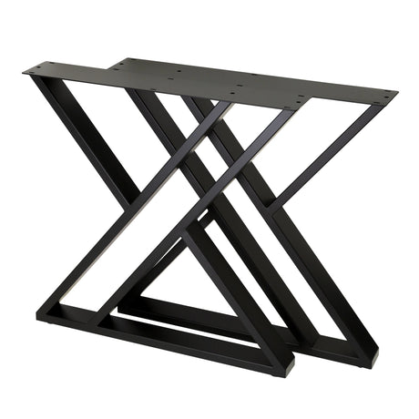 Z Style Dining Table Legs 710x710x710mm - 75x25