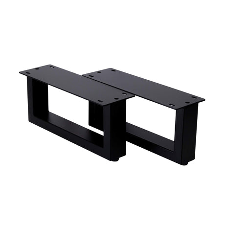 U Shape Rectangular Medium Furniture Legs 320x320x150mm - 50x25 - side