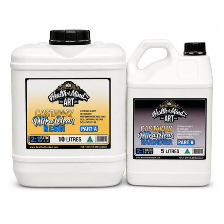 Cast Away Ultra Clear Resin 15L | Health of Mind
