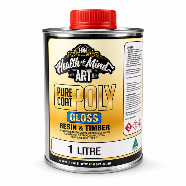 Pure Coat Polyurethane (Food Safe & UV Resistant) | Health of Mind Art