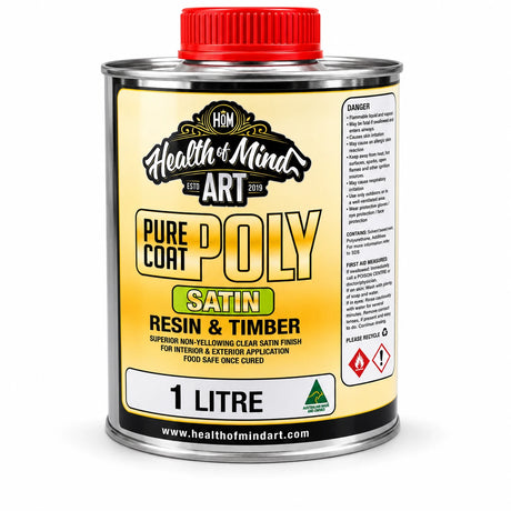 Pure Coat Polyurethane (Food Safe & UV Resistant) | Health of Mind Art