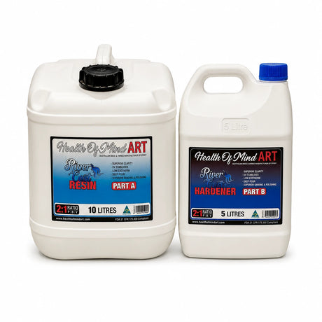 River Cast Resin 15L | Health of Mind Art