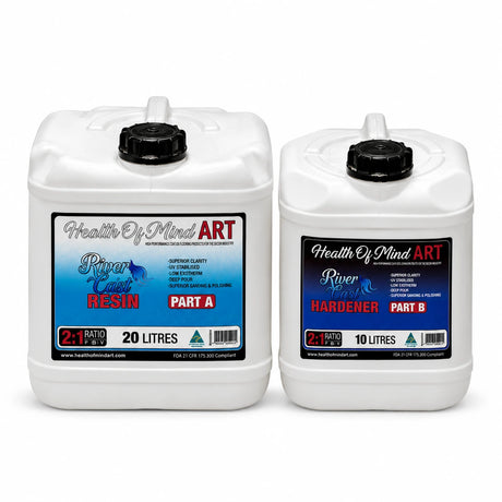 River Cast Resin 30L | Health of Mind Art