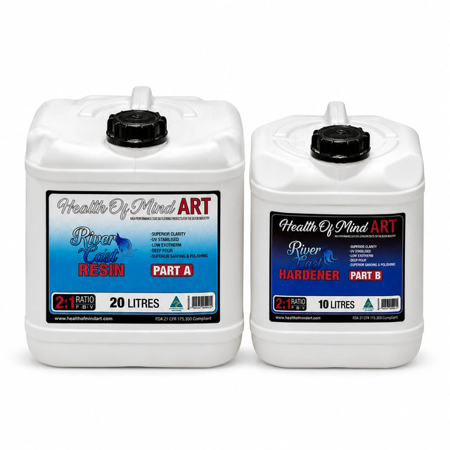 River Cast Resin 30L | Health of Mind Art