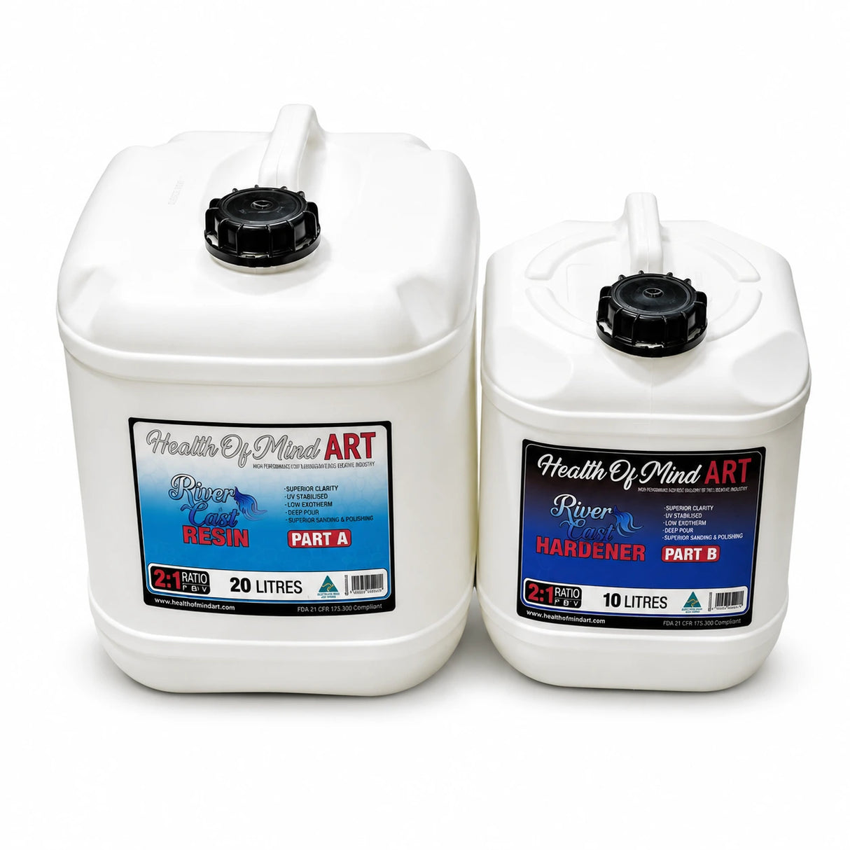 River Cast Resin 30L | Health of Mind Art