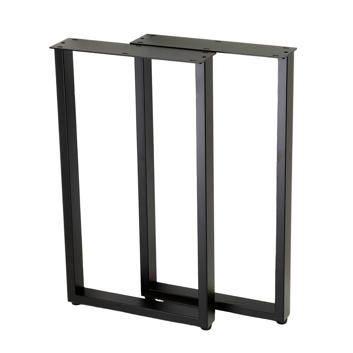 U Shape Rectangular End Table Legs 400x400x710mm - 50x25