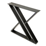 Z Style Dining Table Legs 710x710x710mm - 75x25