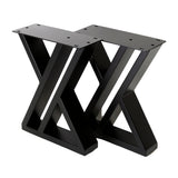 Z Style Bench Legs 310x310x410mm - 75x25