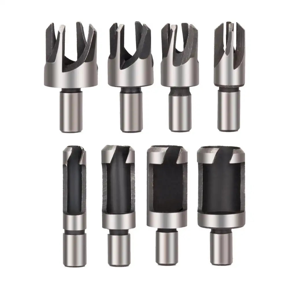 8 Piece Wood Plug Cutter Drill Set – Hammer Roo