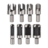 8 Piece Wood Plug Cutter Drill Set