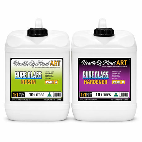 Pure Glass Resin 20L | Health of Mind Art