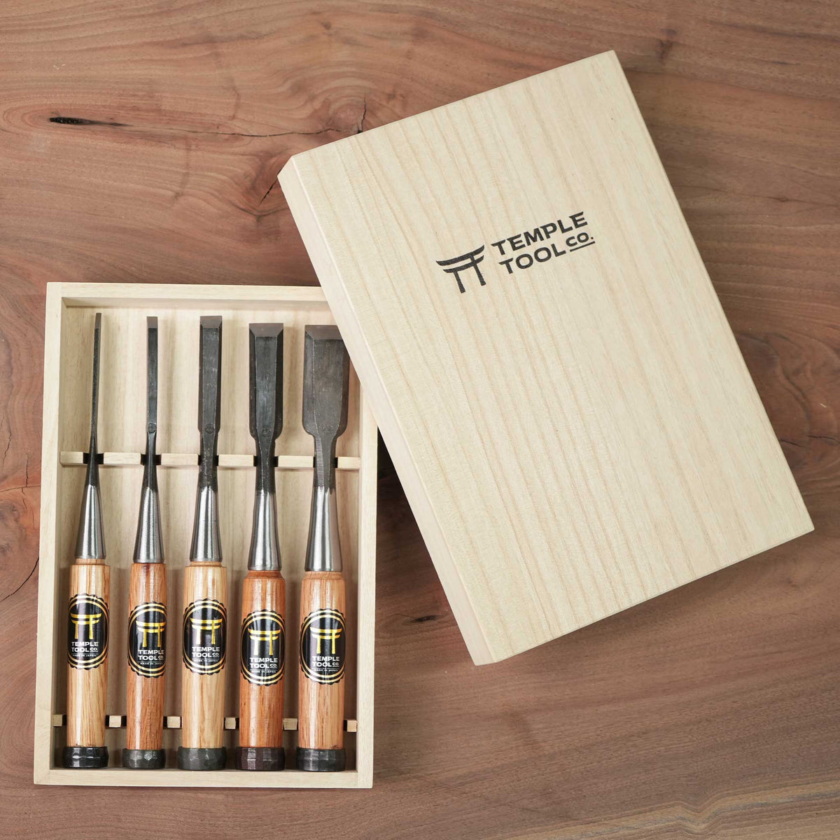 Japanese Chisel Patterns Temple Tool Co Japanese Bench Chisels Box Set (1