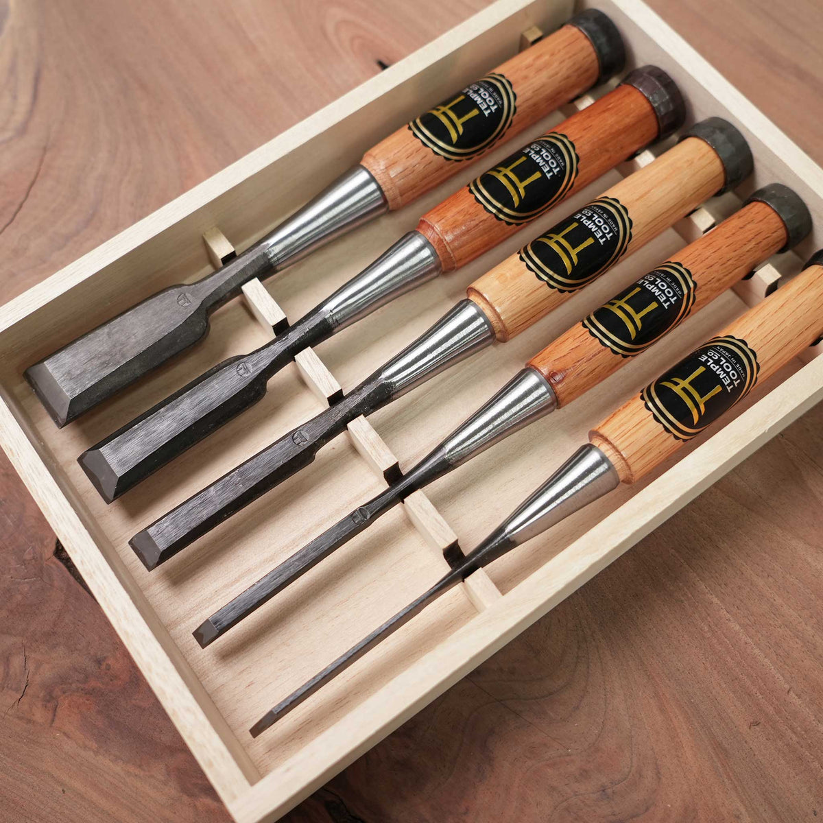 Box Chisel Instrument Temple Tool Co Japanese Bench Chisels Box Set (1