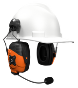 ISOtunes LINK 2.0 Helmet Mount Earmuffs - Black/Orange