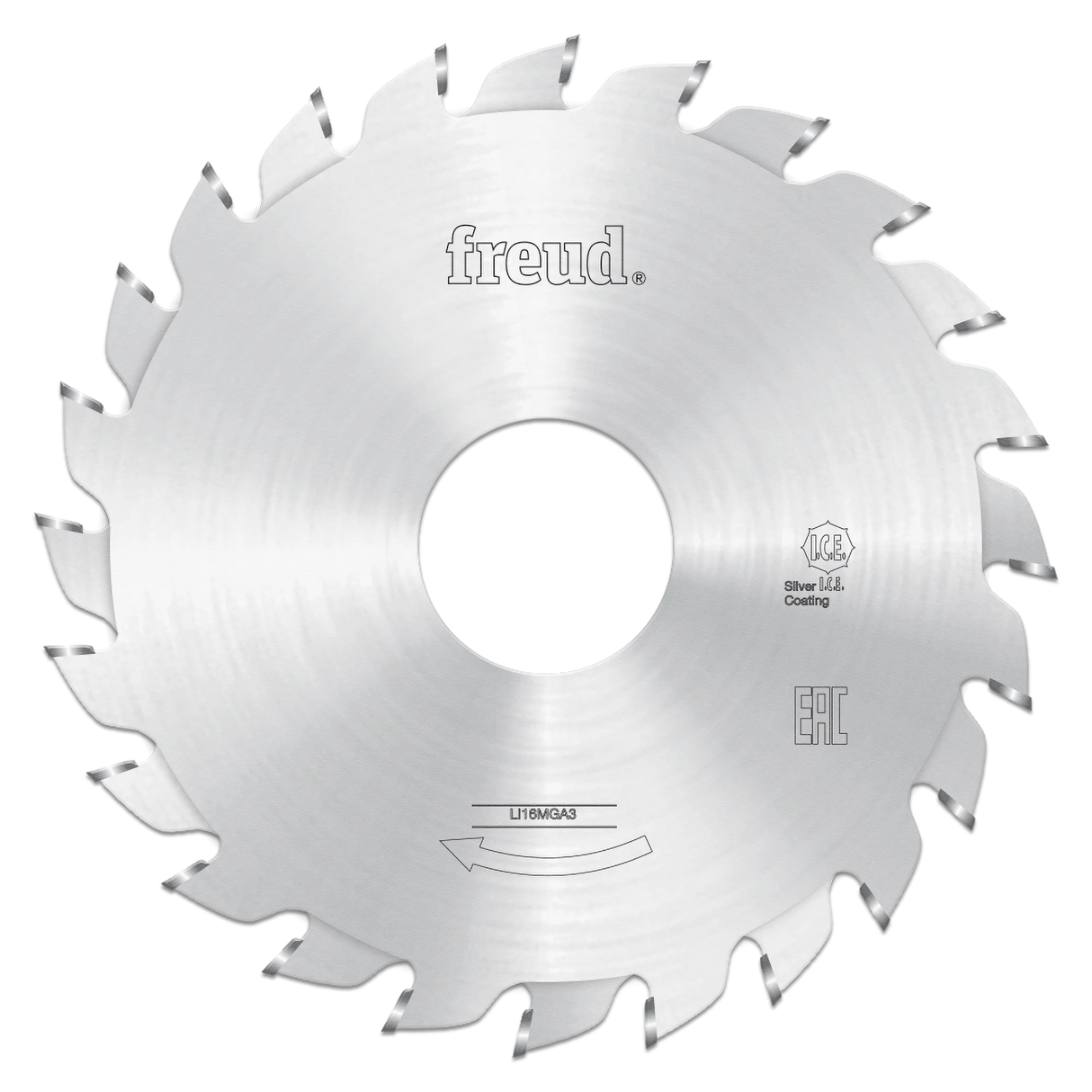 Freud Adjustable Scoring Saw Blade - 80mm Diameter - 12 + 12 Tooth - 20mm Bore - LI16M GA3