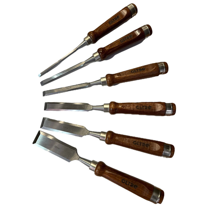 6 Piece Woodworking Chisel Set OT-WWCS-6 by Oltre