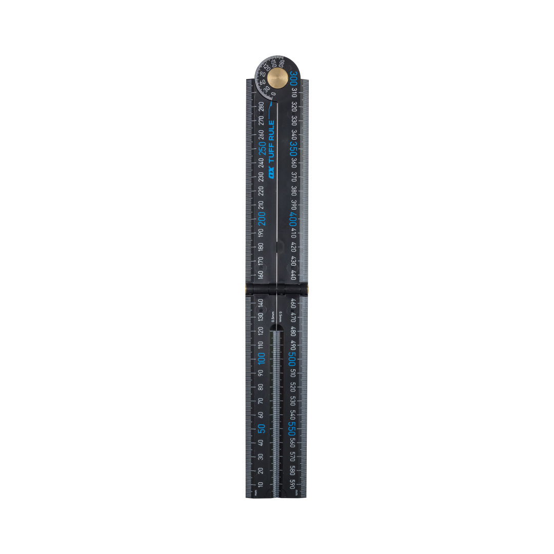 OX Pro Metric Tuff Rule Black - 1200mm