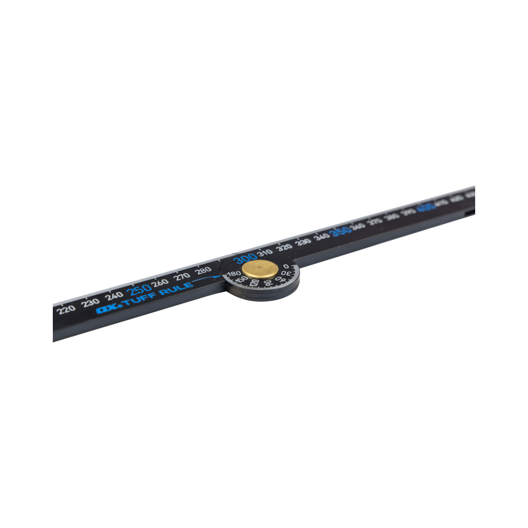 OX Pro Metric Tuff Rule Black - 1200mm