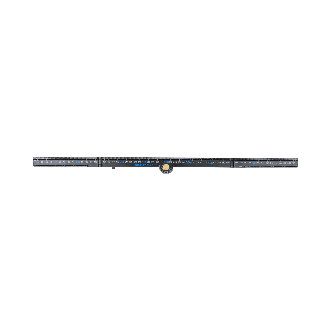 OX Pro Metric Tuff Rule Black - 1200mm