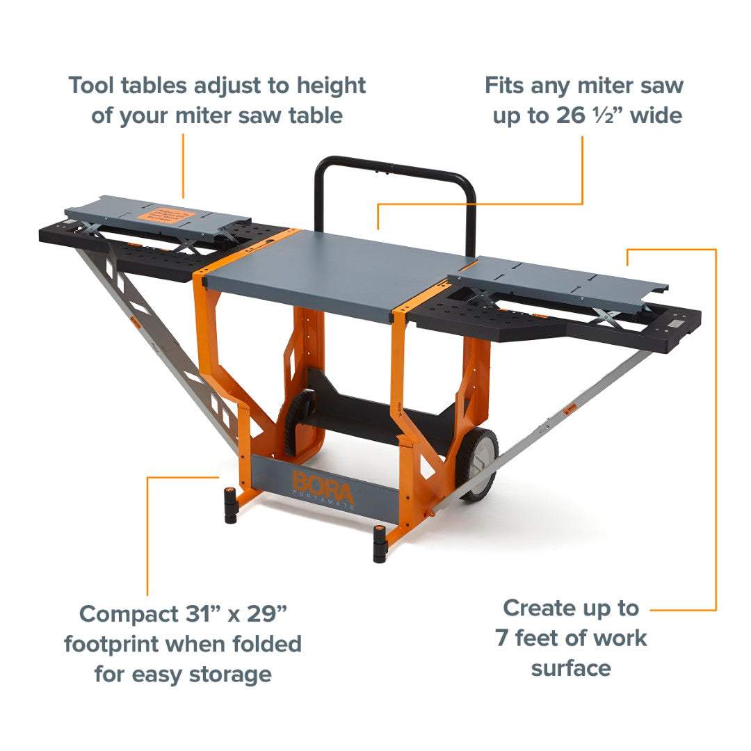 BORA Portacube STR Miter Saw Workstation