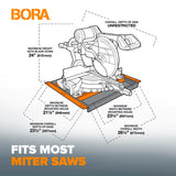 BORA Portacube STR Miter Saw Workstation