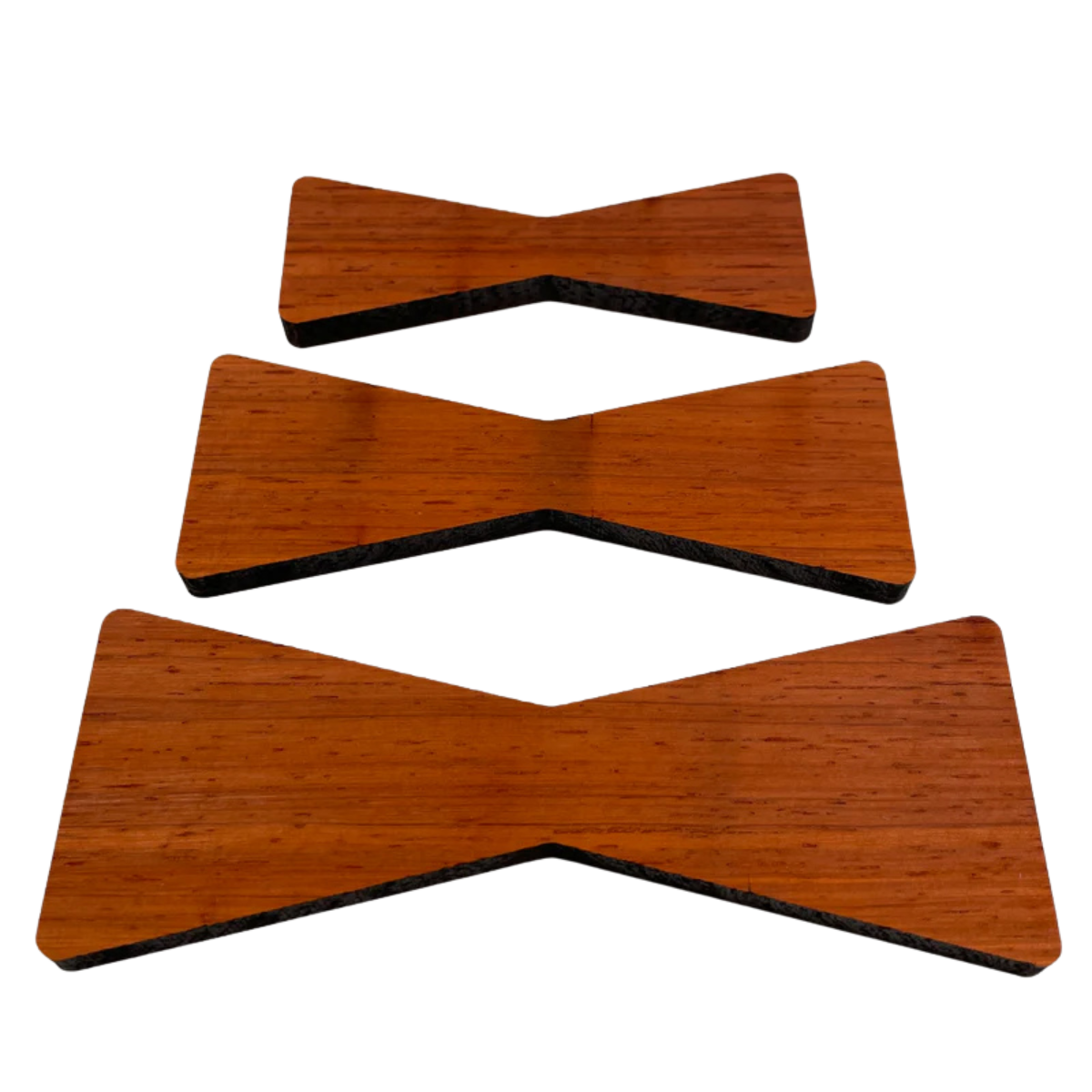 Padauk Bow Tie Timber Insert – Inlay Patch – Hammer Roo