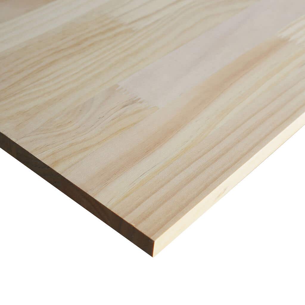 2200 x 610 x 18mm Radiata Pine Laminated Select Grade Multi Use Panel