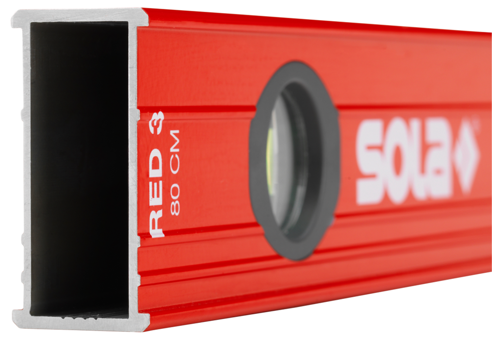 Sola Red 3 Spirit Level 4 Pack - Includes 60cm, 80cm, 120cm, 200cm