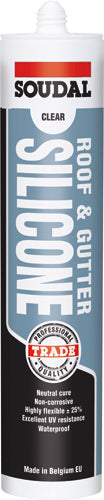 Soudal Roof & Gutter Silicone 300ml