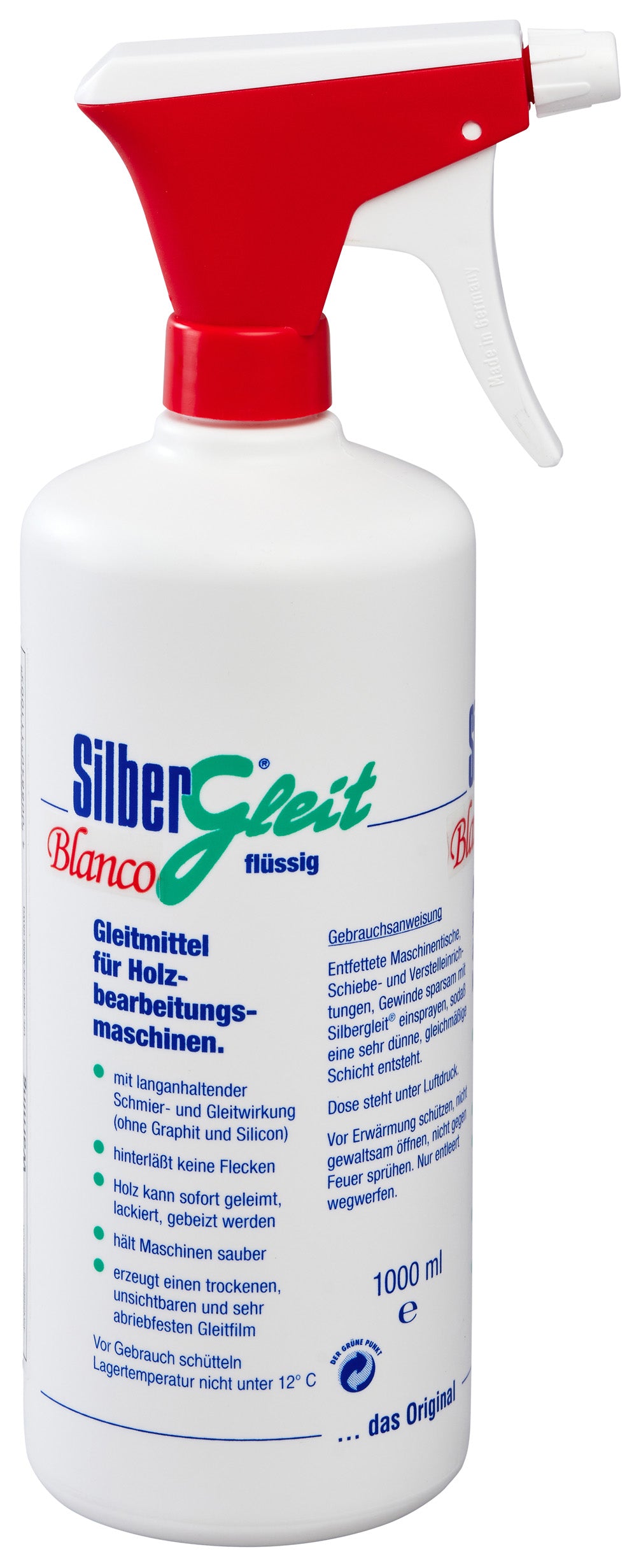 Silverglide Blanco Liquid Dry Slip Surface Lubricant - 1L