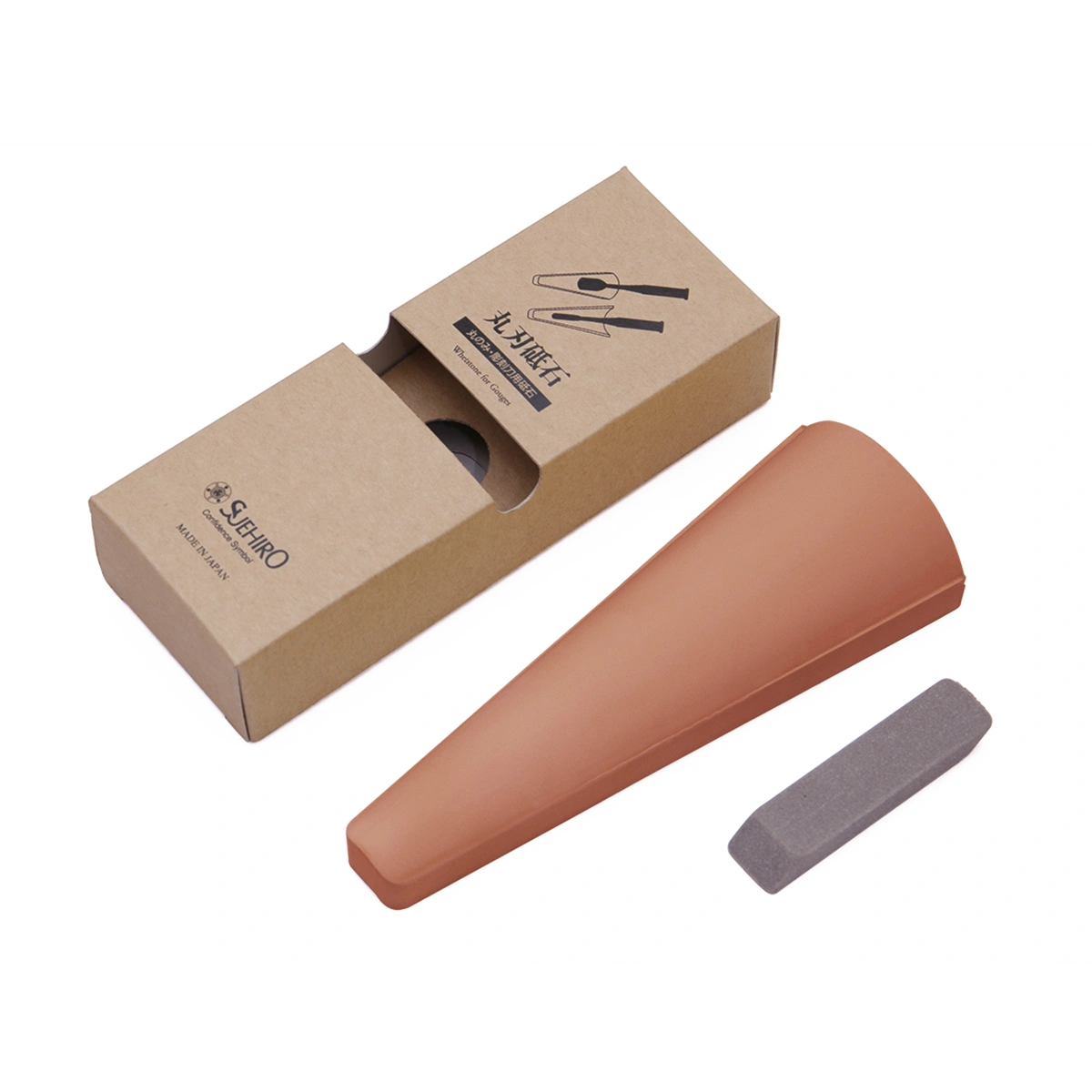 Suehiro Tapered Gouge Whetstone for Carving Tools