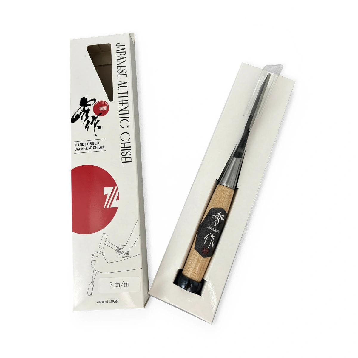 Shusaku Japanese Oire Chisels - Red Oak Handles – Hammer Roo
