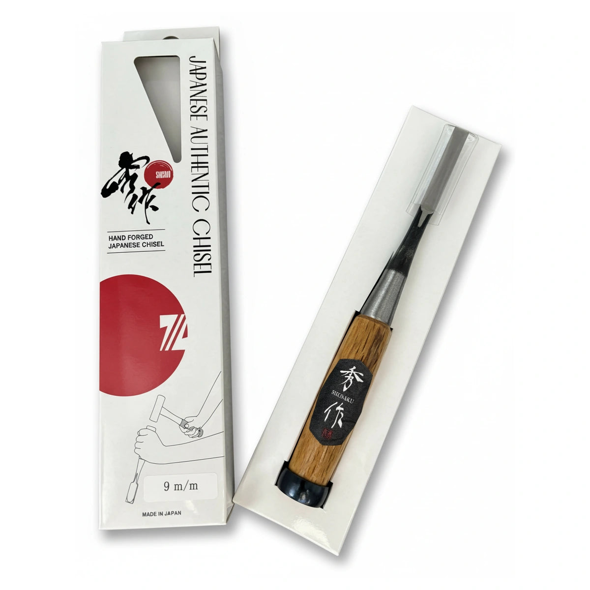 Shusaku Japanese Oire Chisels - Red Oak Handles