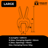 GripMate Spring Clamp Large - By Timberlock Tools