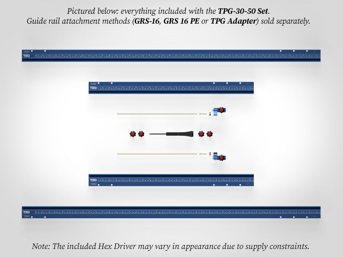 Tso Parallel Guide TSO Products 30”/762mm & 50”/1270mm TPG Parallel Guide System - TPG-30 ...