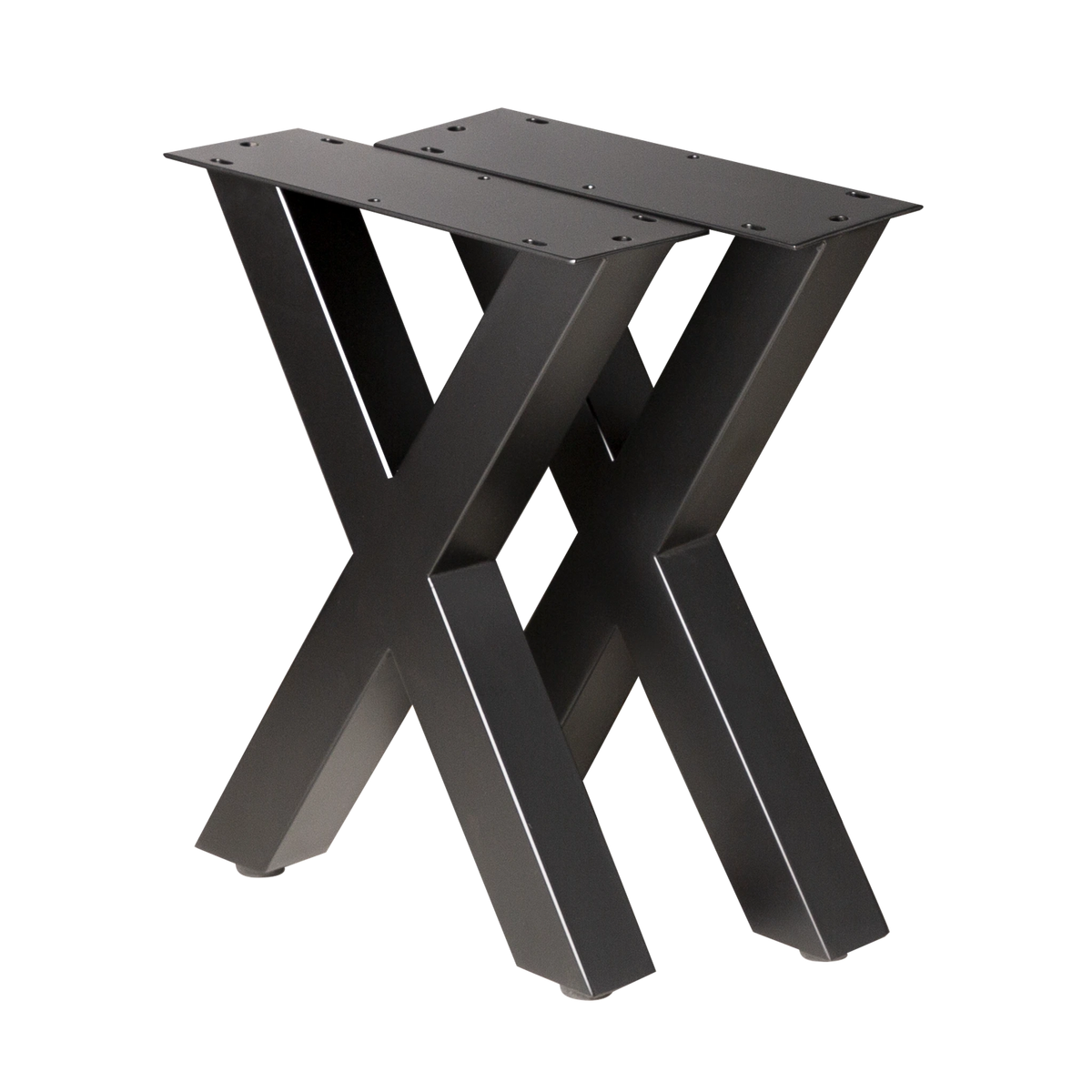 Cross Steel Bench Legs 410mm 50x50mm – Hammer Roo