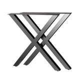 Cross Dining Table Legs 660x660x710mm - 50x50mm
