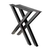 Cross Dining Table Legs 660x660x710mm - 50x50mm