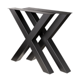 Cross Dining Table Legs Heavy Duty 710x710x710mm - 80x80mm