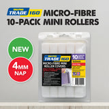 Uni-Pro Trade Microfibre Roller Sleeves - 4mm Nap x 160mm