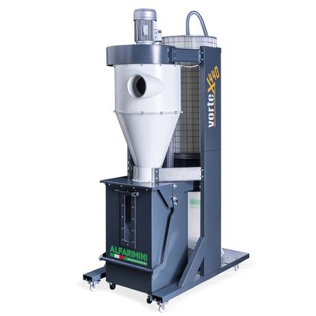 Industrial Cyclone Dust Collector / Extractor 415V 3HP Vortex 440 by Alfarimini