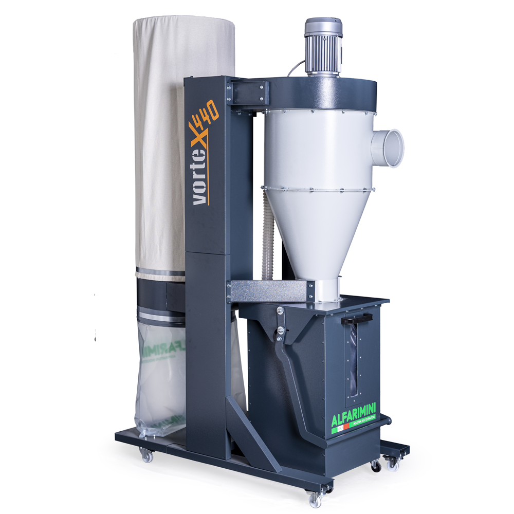 Industrial Cyclone Dust Collector / Extractor 415V 3HP Vortex 440 by A ...