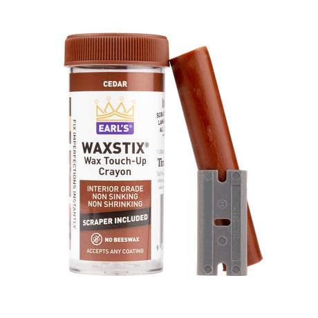 Earl's Waxstix Wood Touch-Up Wax Crayon