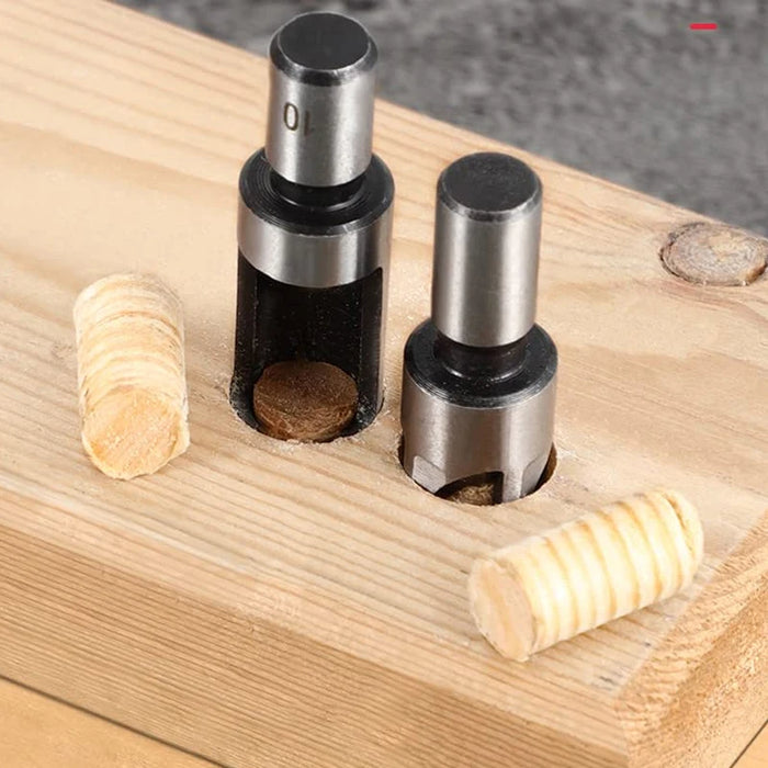 8 Piece Wood Plug Cutter Drill Set